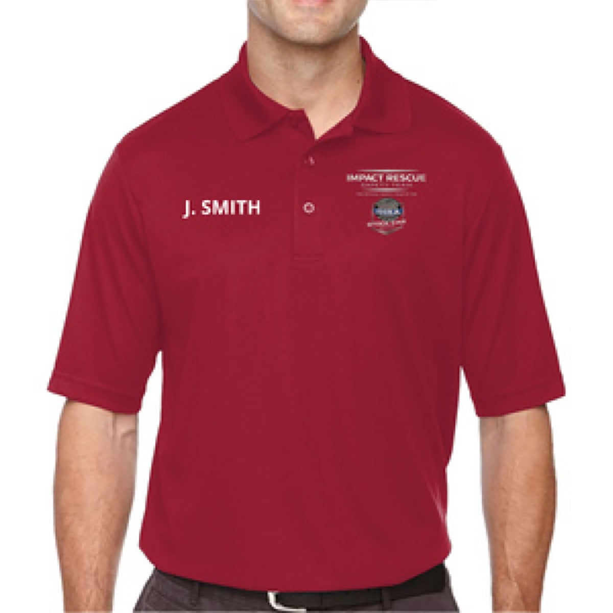 Impact Rescue Stock Car Series Unisex Polo