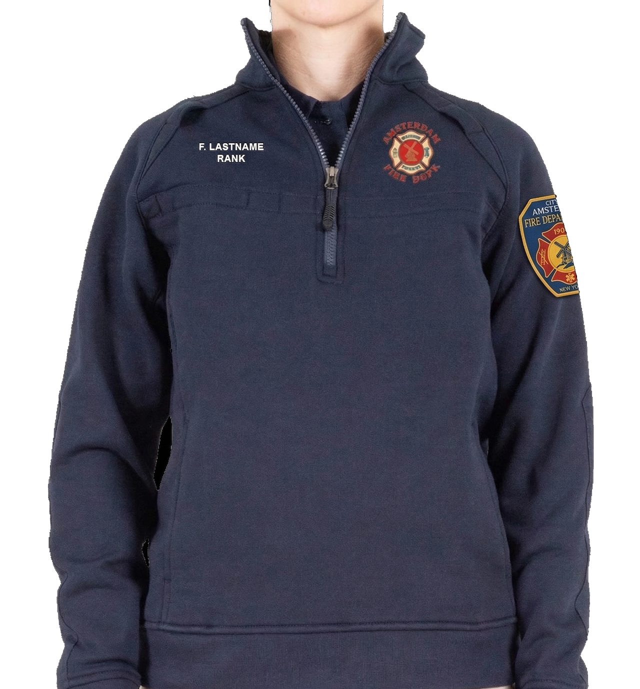 Amsterdam Fire First Tactical Women's 1/4 Zip Job Shirt