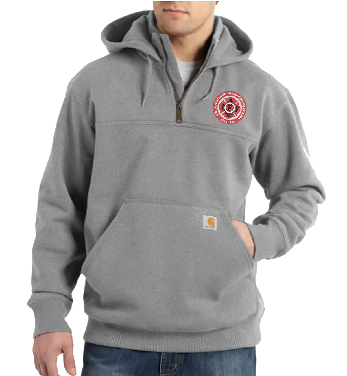 Scotia Fire Carhartt Rain Defender 1/4 Zip Hoodie