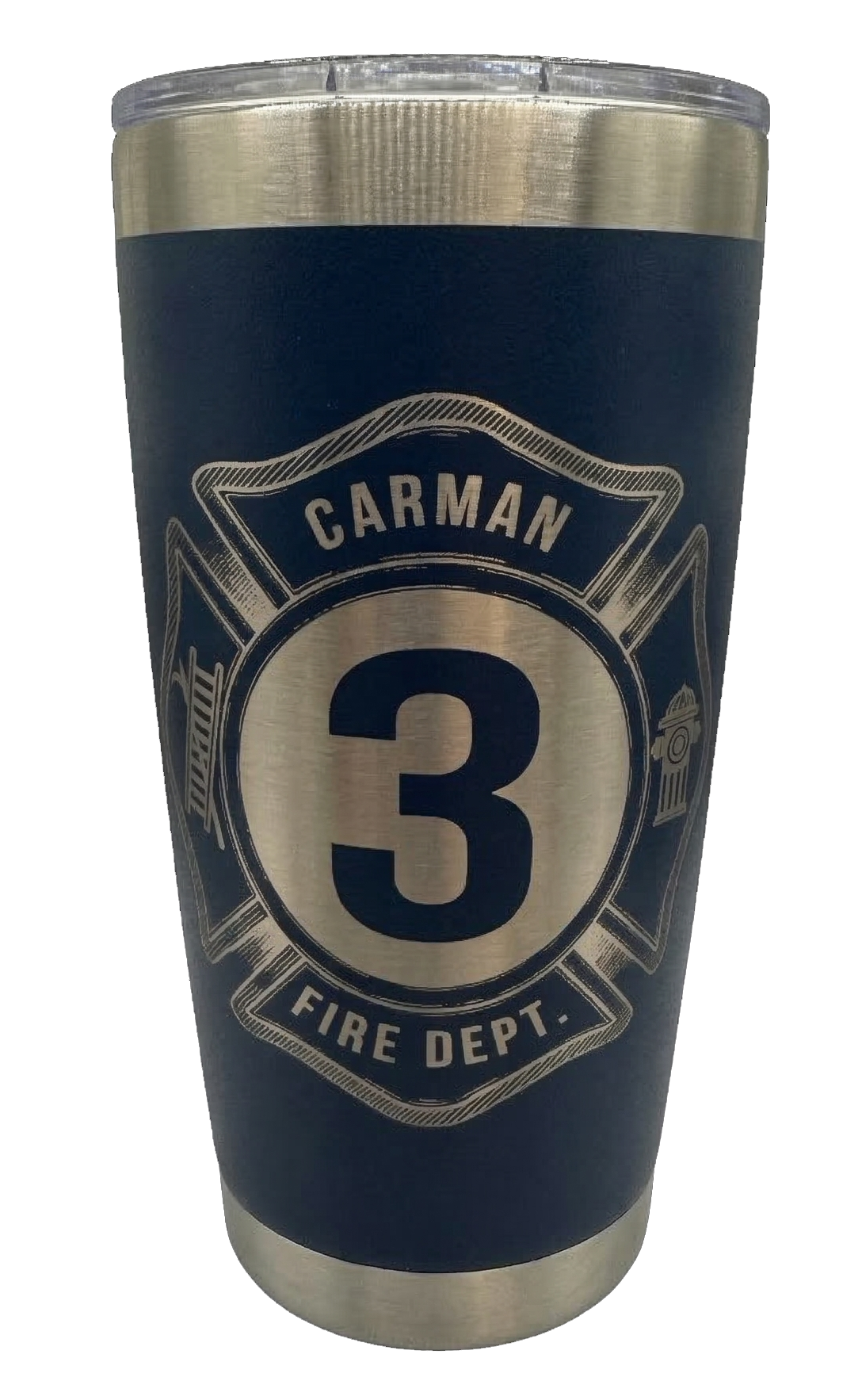 Carman Fire Dept. 20oz Insulated Tumbler – Magnetic Lid Edition